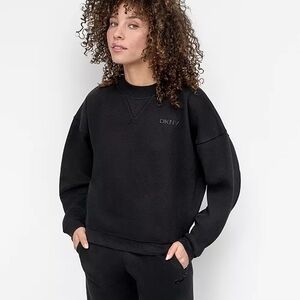 DKNY Women's Classic Black Crew Neck Sweater